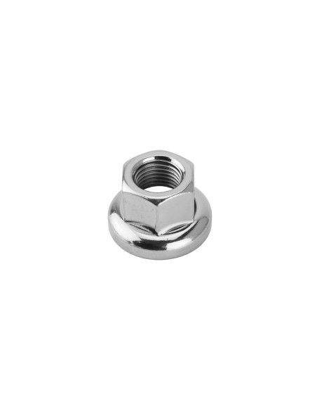 Rotating Washer Hub Axle Nut Rear 10x1mm Chrome.
